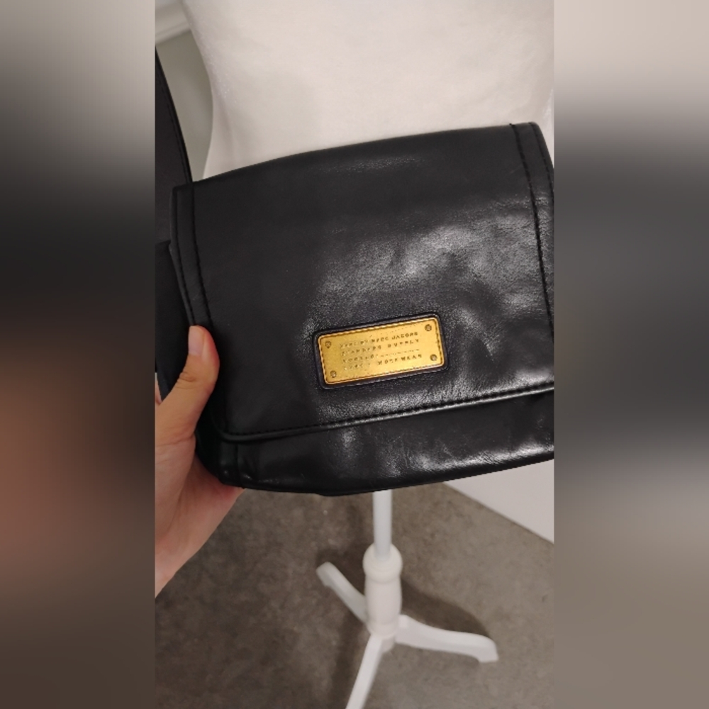 Marc Jacobs Standard Issue Workwear Cow Leather Crossbody Bag Purse One Size - Picture 2 of 12